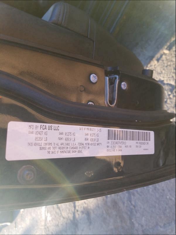 2015 CHRYSLER 300 LIMITE 2C3CCARG7FH757013