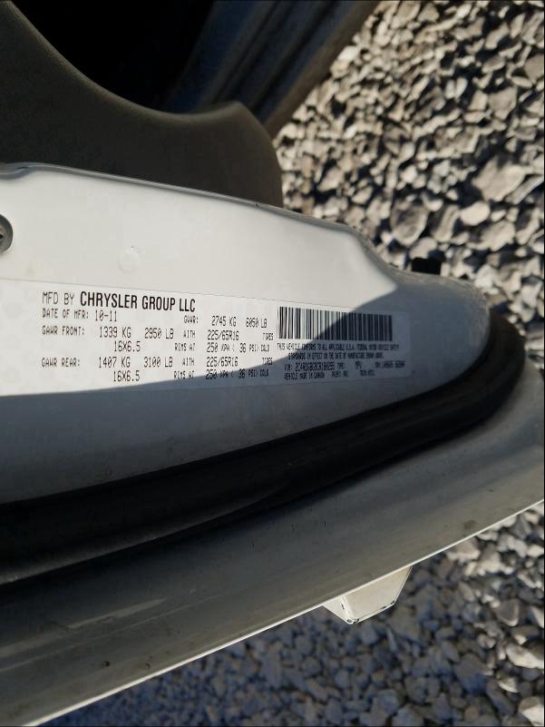 2012 DODGE GRAND CARA 2C4RDGBG9CR180295
