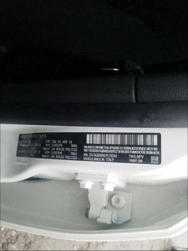 2020 JEEP RENEGADE S ZACNJBAB9LPL76240