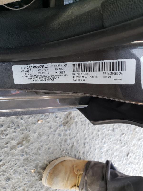 2015 CHRYSLER 200 LIMITE - 1C3CCCAB6FN568386