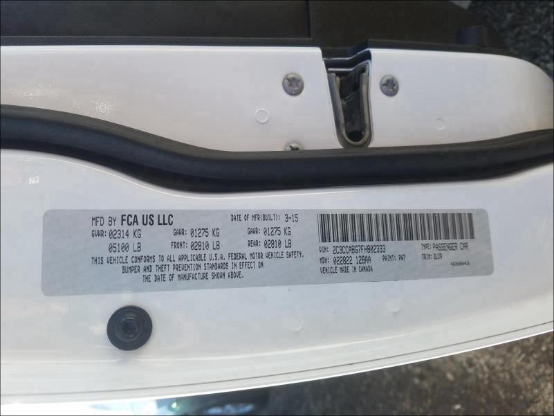 2015 CHRYSLER 300 S 2C3CCABG7FH802333