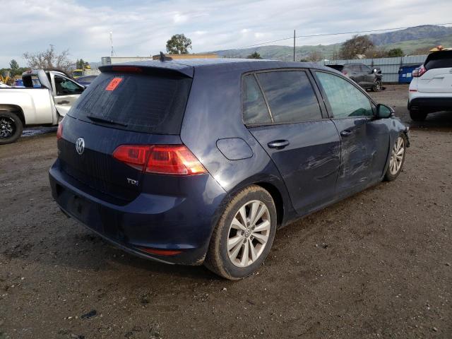 2015 VOLKSWAGEN GOLF TDI 3VW2A7AU3FM096662