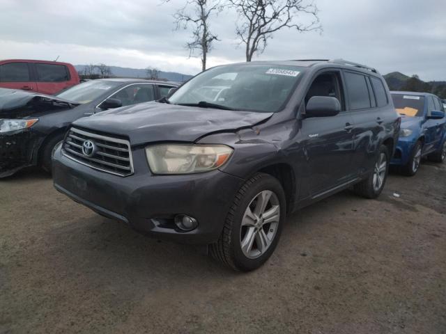 Salvage cars for sale from Copart San Martin, CA: 2008 Toyota Highlander