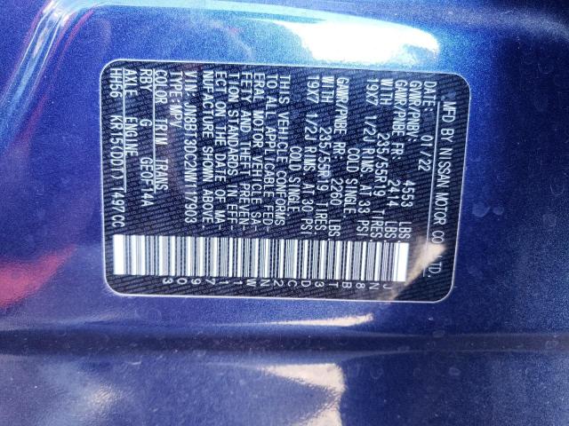 2022 NISSAN ROGUE PLAT - JN8BT3DC2NW117903