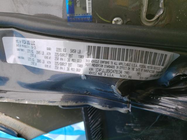 1C4PJLLB5KD479134 Jeep Cherokee Latitude Plus