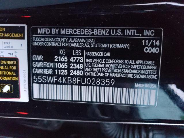 55SWF4KB8FU028359 Mercedes-Benz C 300 4matic