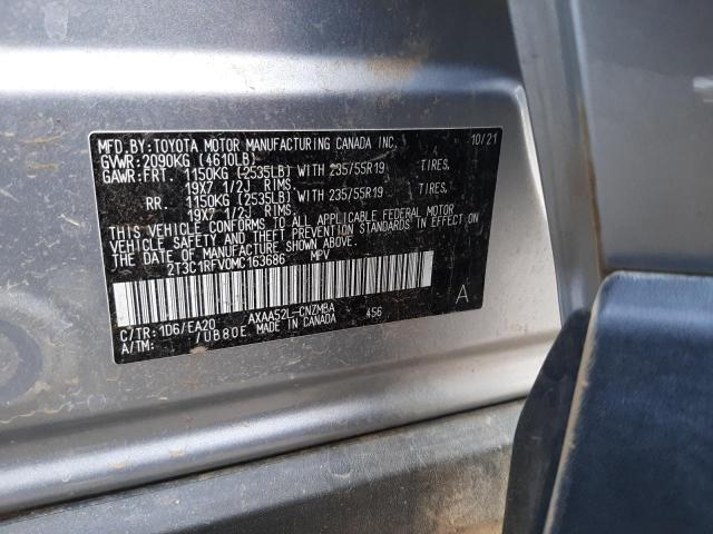 2021 TOYOTA RAV4 XLE P - 2T3C1RFV0MC163686