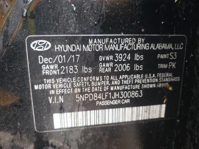 2018 HYUNDAI ELANTRA SE 5NPD84LF1JH300863