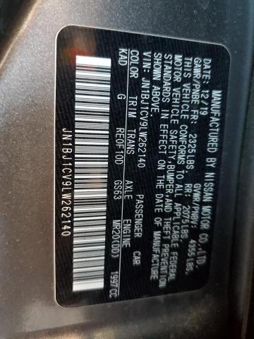 2020 NISSAN ROGUE SPOR - JN1BJ1CV9LW262140
