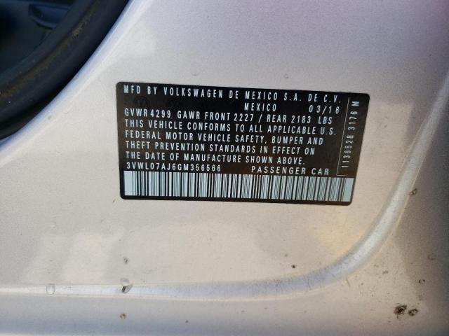 2016 VOLKSWAGEN JETTA SEL - 3VWL07AJ6GM356566