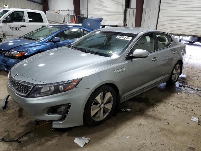 Salvage cars for sale from Copart West Mifflin, PA: 2015 KIA Optima Hybrid
