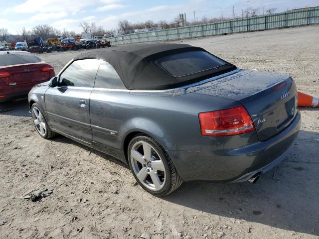 Housse voiture en plastique gris stretch Audi A4 Cabrio 2008