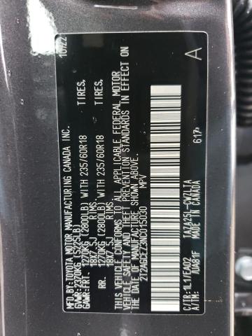 2022 LEXUS NX 350 2T2AGCEZ3NC015030