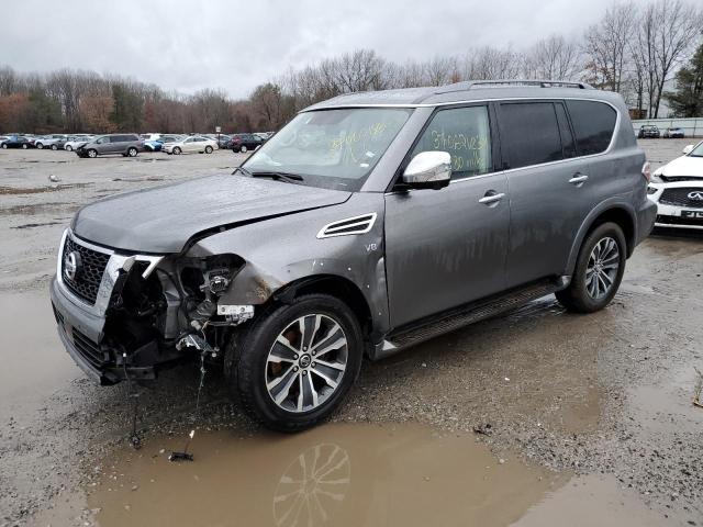 Salvage cars for sale at Billerica, MA auction: 2020 Nissan Armada SV