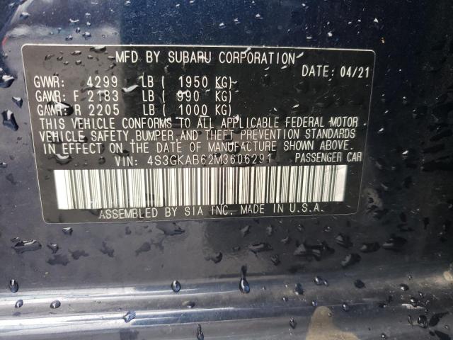 2021 SUBARU IMPREZA - 4S3GKAB62M3606291