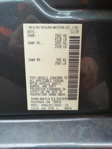 2020 NISSAN ALTIMA S - 1N4BL4BV5LN313039