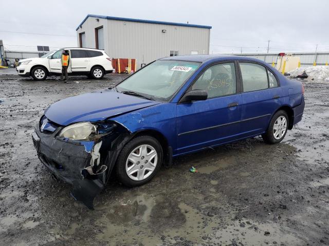 Salvage cars for sale from Copart Airway Heights, WA: 2004 Honda Civic DX V