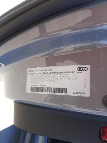 2018 AUDI RS5 WUAPWAF51JA903973