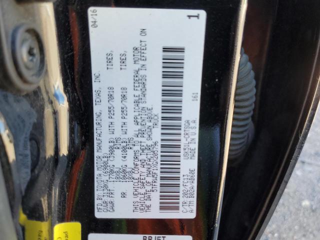 2016 TOYOTA TUNDRA DOU 5TFRW5F1XGX205796