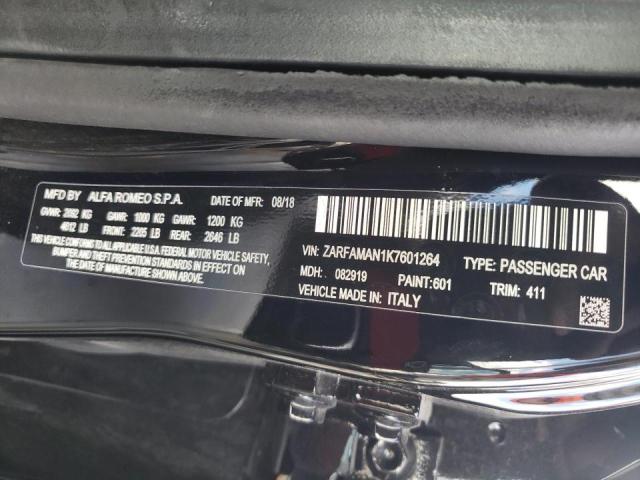 ZARFAMAN1K7601264 Alfa Romeo Giulia