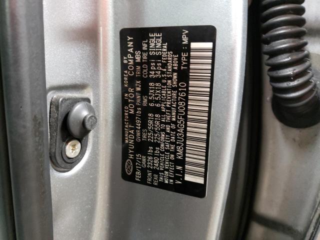2015 HYUNDAI TUCSON LIM - KM8JU3AG5FU087610