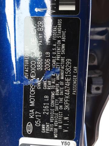 3KPFK4A74HE158299 KIA FORTE LX
