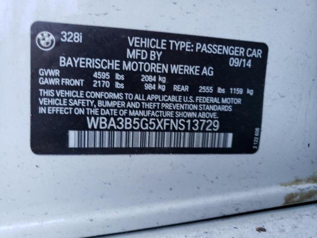 2015 BMW 328 XI SUL WBA3B5G5XFNS13729