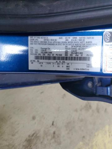 2019 FORD FIESTA SE - 3FADP4EJ0KM122496