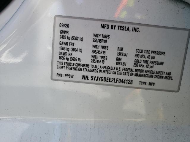 5YJYGDEE2LF044128 Tesla Model Y