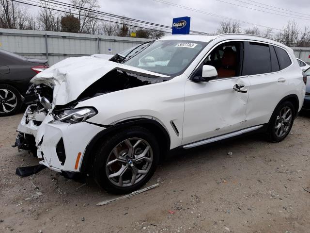Salvage cars for sale from Copart Walton, KY: 2022 BMW X3 XDRIVE3