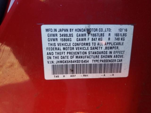 2017 HONDA FIT EX - JHMGK5H84HS015454