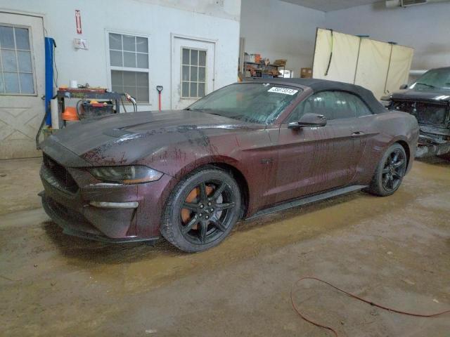 Salvage cars for sale from Copart Davison, MI: 2018 Ford Mustang GT