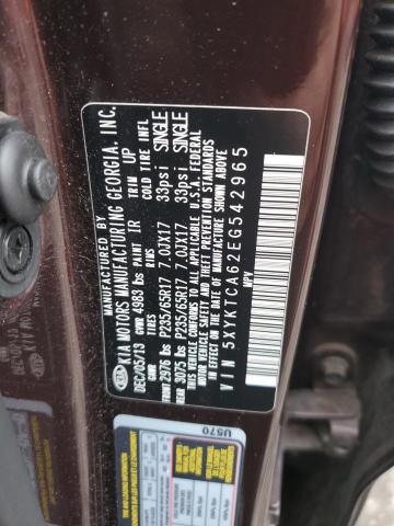 5XYKTCA62EG542965 KIA Sorento