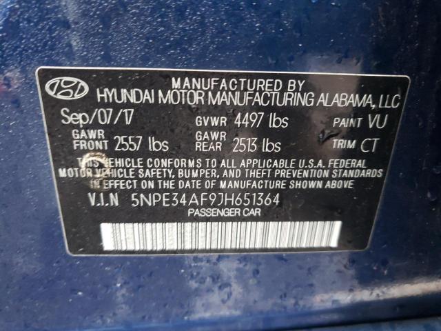 5NPE34AF9JH651364 | 2018 HYUNDAI SONATA SPO