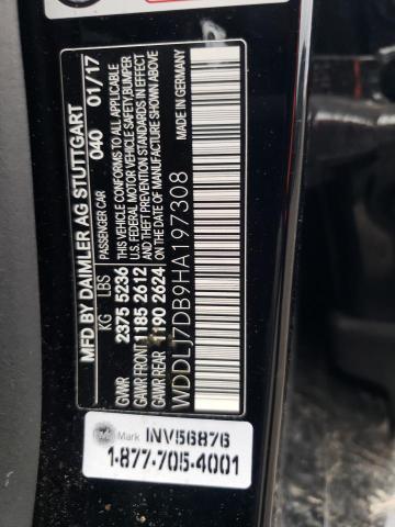 2017 MERCEDES-BENZ CLS 550 WDDLJ7DB9HA197308