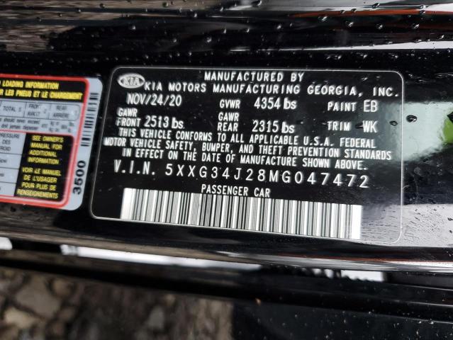 2021 KIA K5 EX - 5XXG34J28MG047472