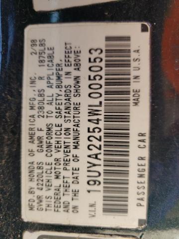 19UYA2254WL005053 Acura 3.0CL