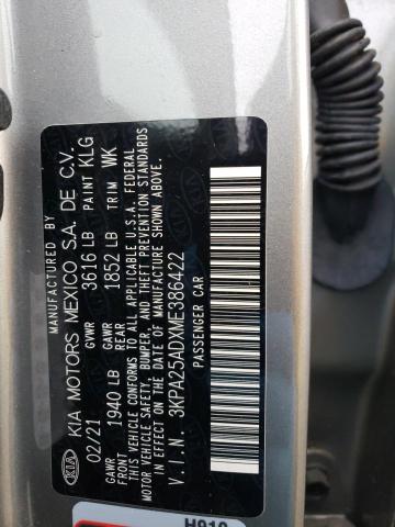 2021 KIA RIO S - 3KPA25ADXME386422