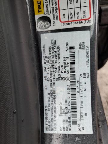 2019 FORD FIESTA SE - 3FADP4BJ5KM104564