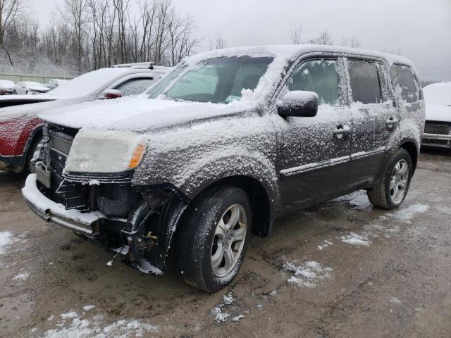 Salvage cars for sale from Copart Leroy, NY: 2012 Honda Pilot EXL