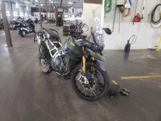 Salvage motorcycles for sale at Ham Lake, MN auction: 2020 Triumph Tiger 900 Rally PRO