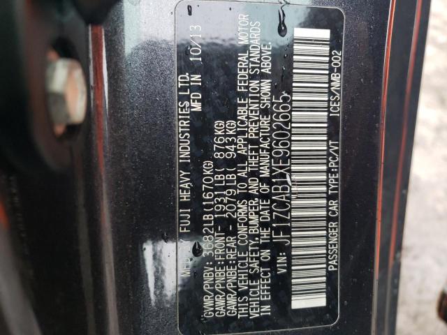 JF1ZCAB1XE9602665 Subaru BRZ