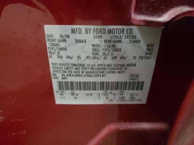 2LMDU68CX8BJ35147 Lincoln MKX
