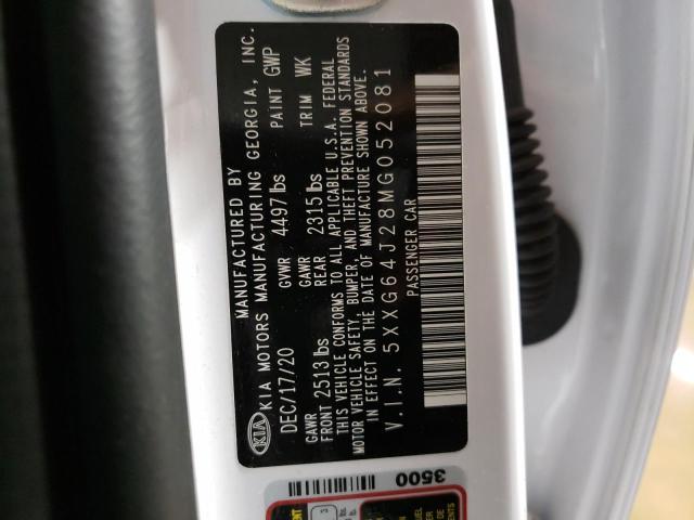 5XXG64J28MG052081 KIA K5 GT LINE