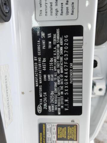 5XXGR4A67FG370206 KIA OPTIMA SX