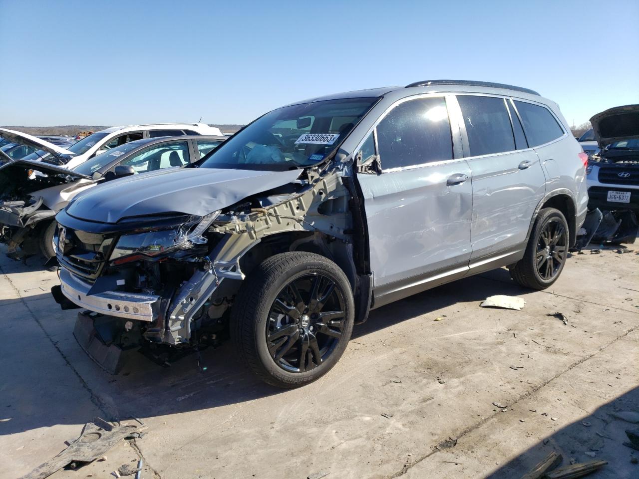 5FNYF5H24NB011550 HONDA PILOT SE 2022