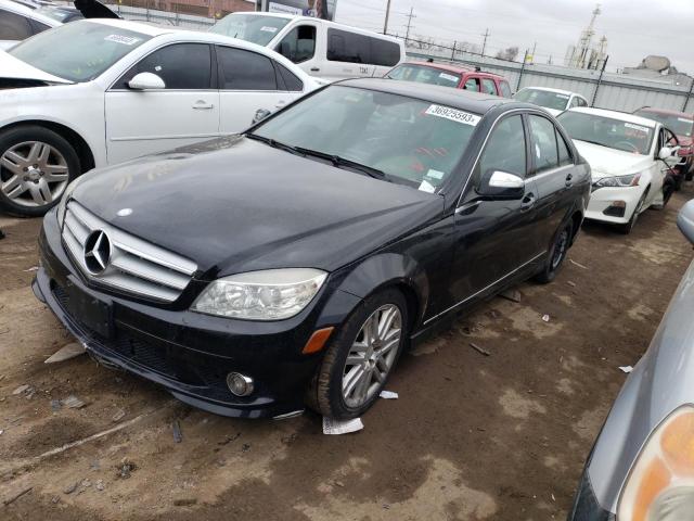 Salvage cars for sale from Copart Chicago Heights, IL: 2009 Mercedes-Benz C 300 4matic