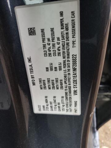 2022 TESLA MODEL 3 - 5YJ3E1EA1NF288822