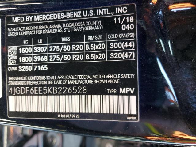2019 MERCEDES-BENZ GLS 450 4M - 4JGDF6EE5KB226528