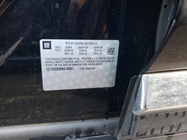 2017 CHEVROLET BOLT EV PR - 1G1FX6S06H4148561